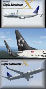 FSX United Boeing 737-800 Textures Set